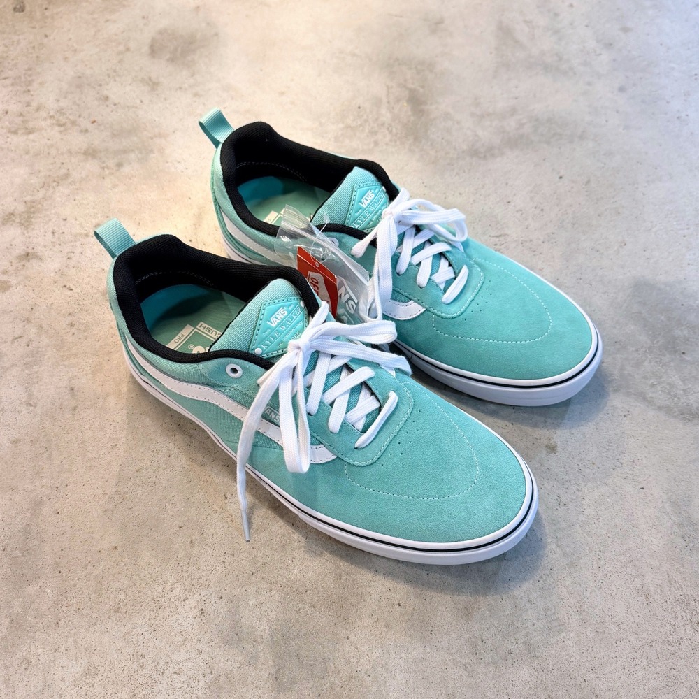 Vans Kyle Walker Pro Mens 11 Mint Green Jade White Skate Shoes VN0A2XSGW7Y NWT